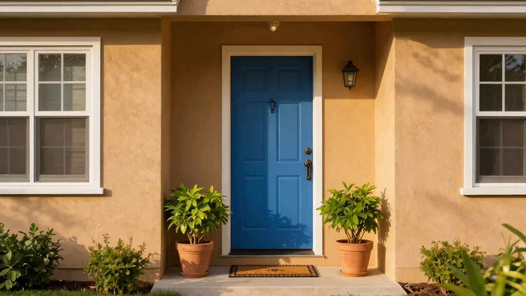 10 Front Door Paint Colors That Look Great with a Tan House
