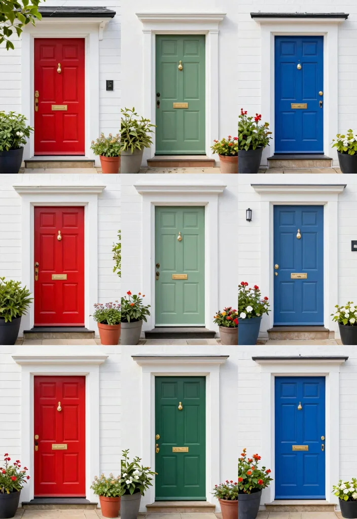 10 Front Door Paint Colors That Pop on a White House - Conclusion 1
