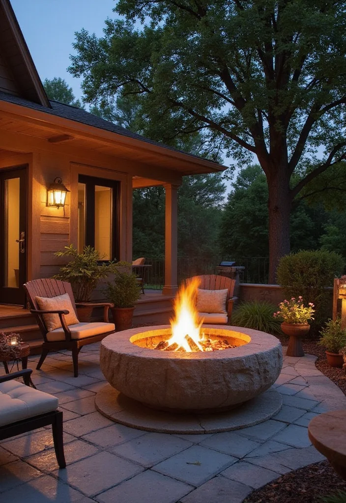 10 Front Porch Fire Pit Ideas for Warm Welcoming Nights - 9. Eco-Friendly Fire Pit Designs