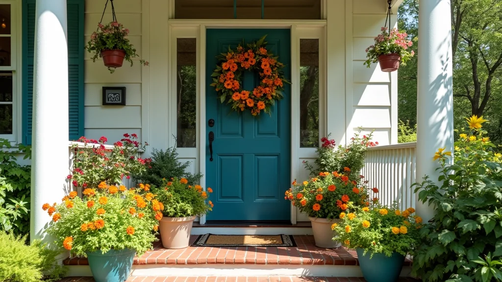 10 Front Porch Floral Ideas for Colorful Welcoming Style