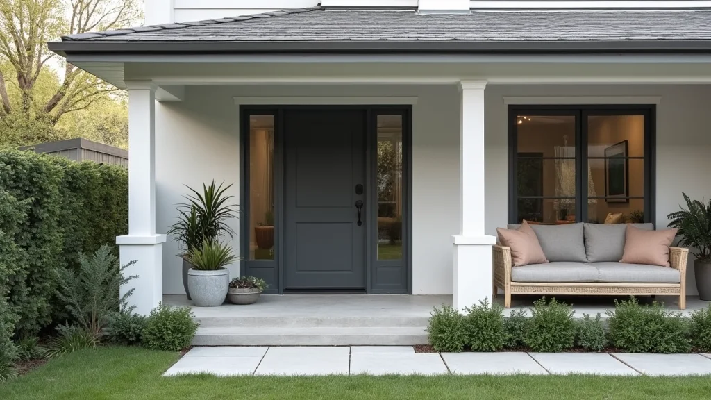 10 Grey Front Porch Ideas for Soft Neutral Curb Appeal