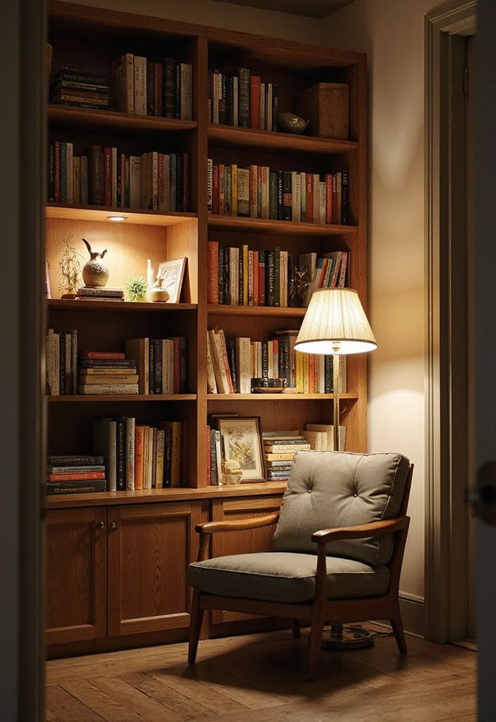 10 Kallax Office Ideas for Modular Practical Storage - 10. A Cozy Reading Nook