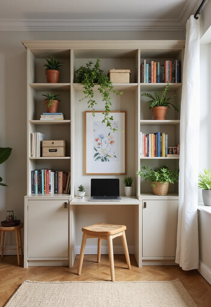 10 Kallax Office Ideas for Modular Practical Storage - 2. Open Shelving for Easy Access