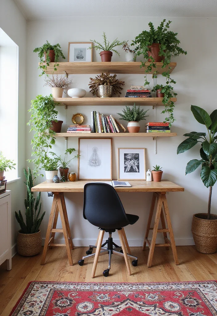 10 Kallax Office Ideas for Modular Practical Storage - 6. A Stylish Display Area