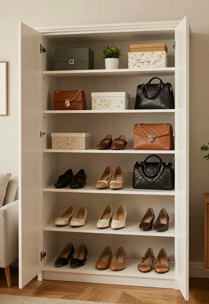 10 Modern Dressing Unit Design Ideas That Are Stylish and Practical 5 10 Modern Dressing Unit Design Ideas That Are Stylish and Practical - 5. Open Shelving Dressing Units 1