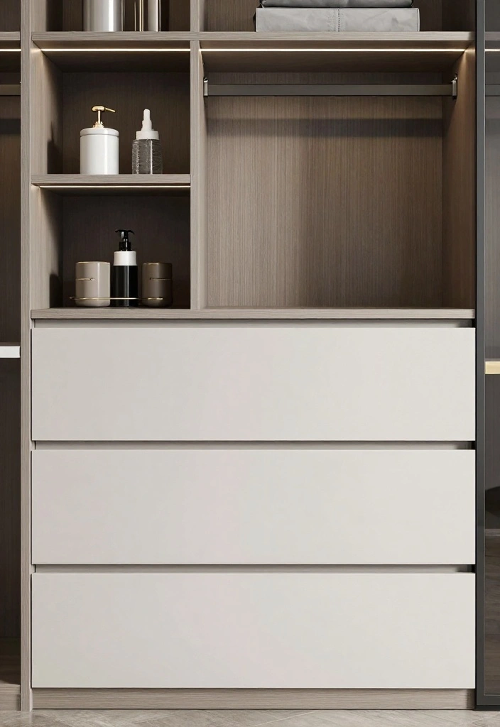 10 Modern Dressing Unit Design Ideas That Are Stylish and Practical 6 10 Modern Dressing Unit Design Ideas That Are Stylish and Practical - 6. Integrated Dressing Units in Wardrobes 1