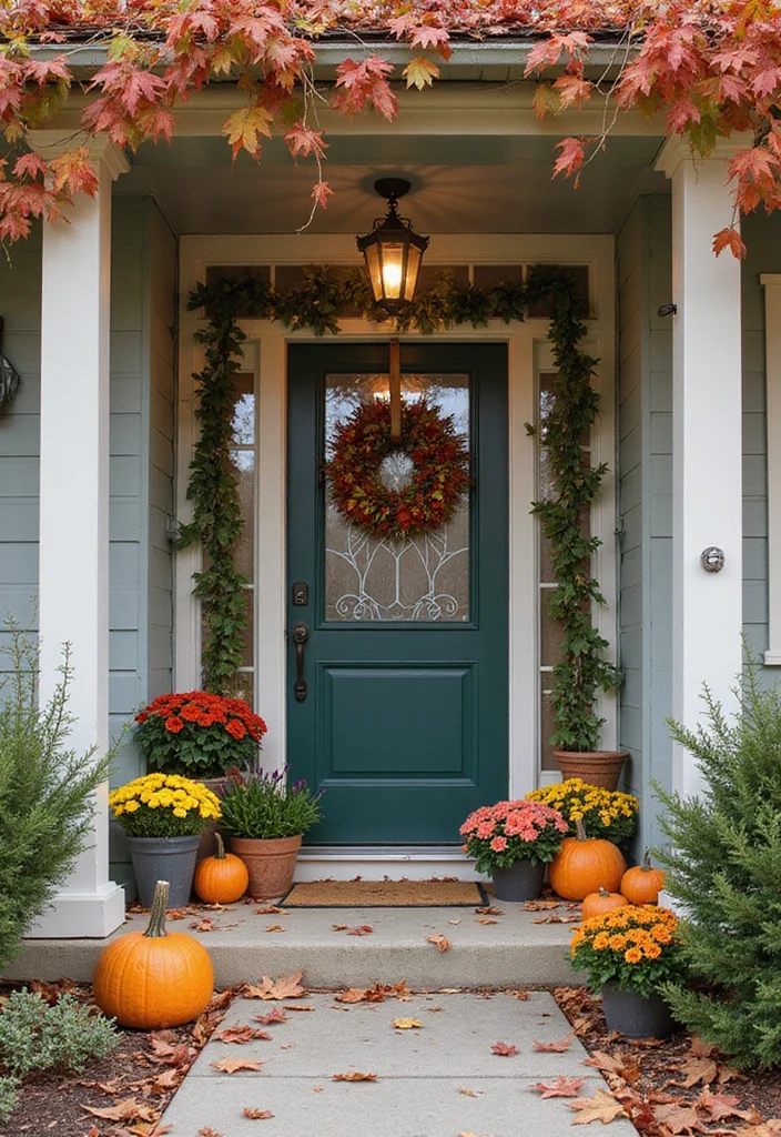 10 Modular Front Porch Ideas for Flexible Quick Installation - 10. Seasonal Modular Decor
