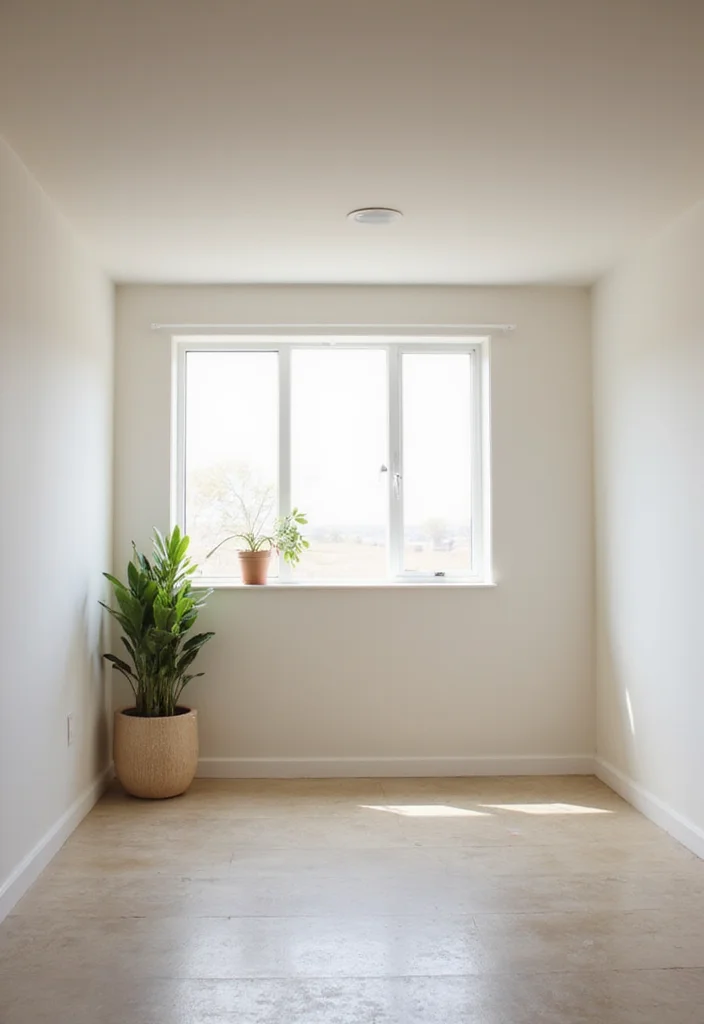 10 Small Basement Window Ideas for Maximized Light - 6. Light-Colored Paints