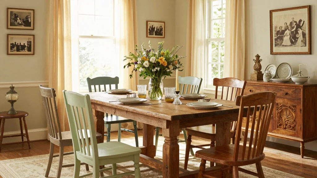 10 Vintage Dining Room Table Styles for Cozy and Classic Spaces