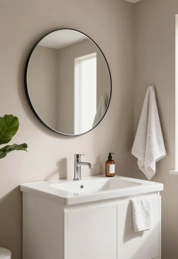 12 Best Paint Colors for Bathroom Walls That Feel Clean and Bright - 12. Light Taupe 1