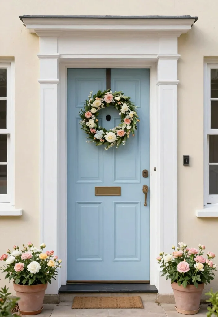 12 Blue Front Door Paint Colors for a Fresh Welcoming Entry - 5. Light Periwinkle 1