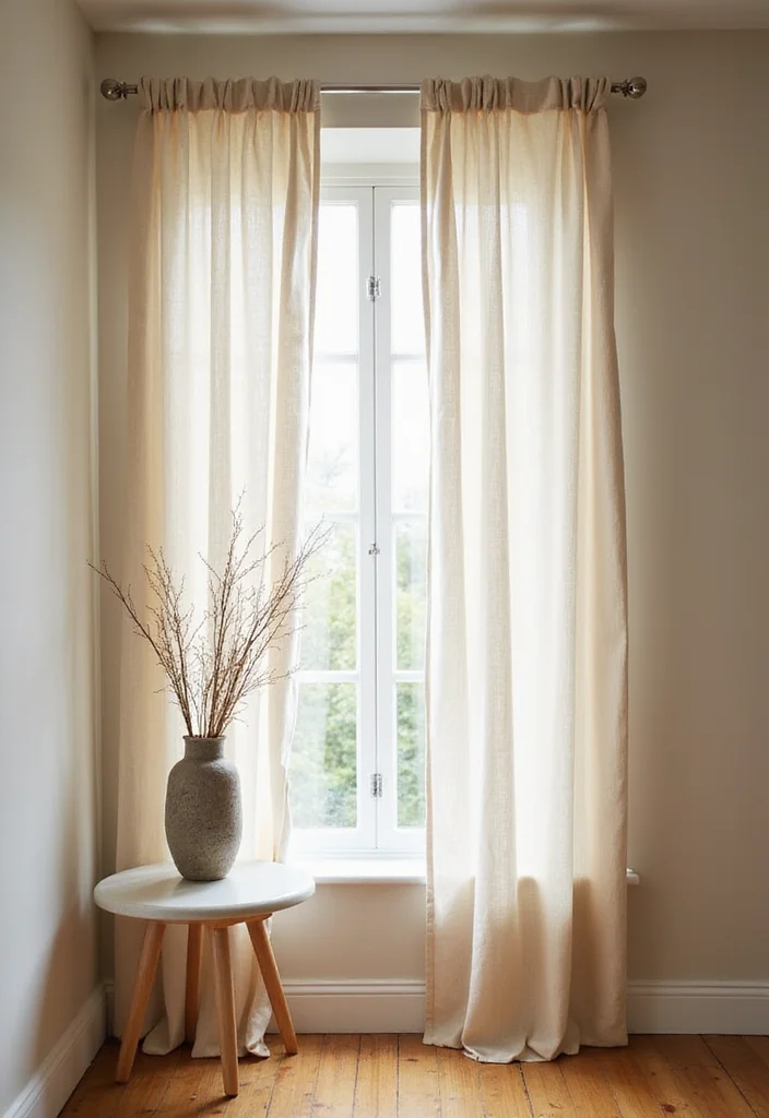 12 Curtain Rail Ideas for Smooth Modern Function - 4. Tension Rods for Nooks