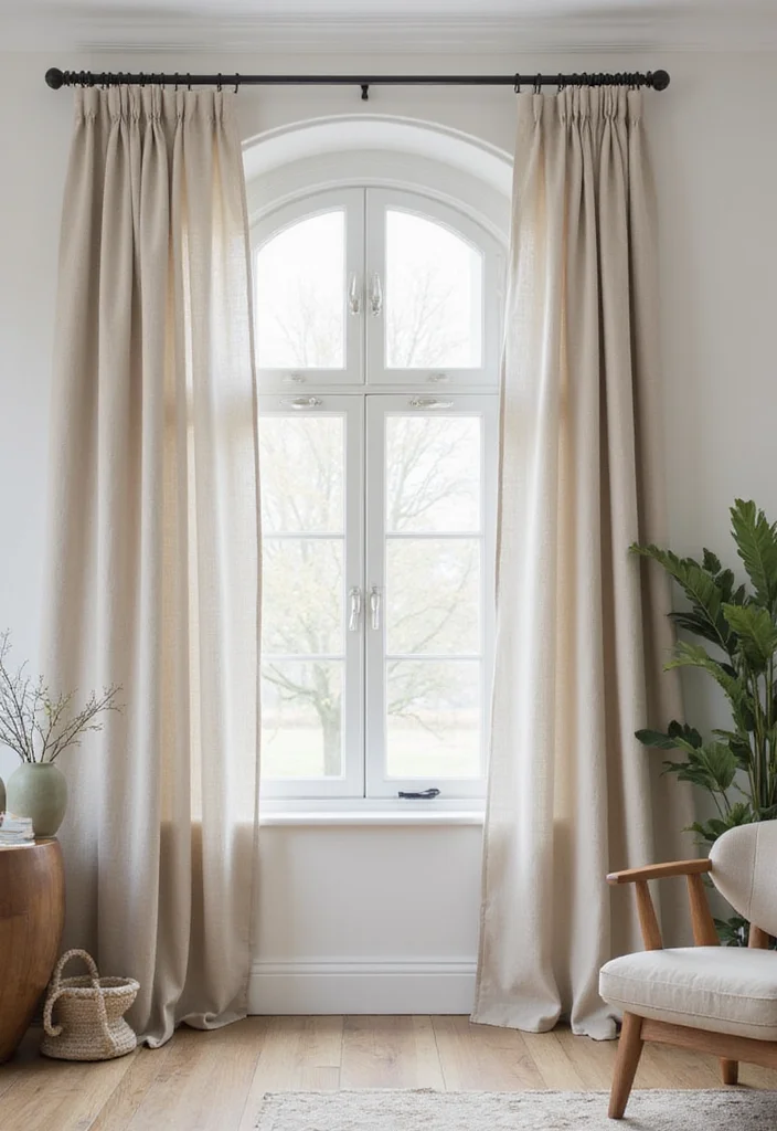 12 Curtain Rail Ideas for Smooth Modern Function - 8. Innovative Curtain Hardware