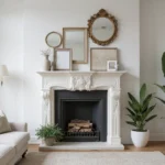 12 Fireplace Mirror Ideas for Light and Visual Height