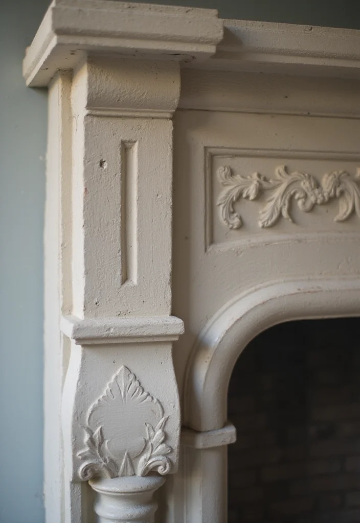 12 Fireplace Molding Ideas for Classic Architectural Detail - 1. Ornate Crown Molding