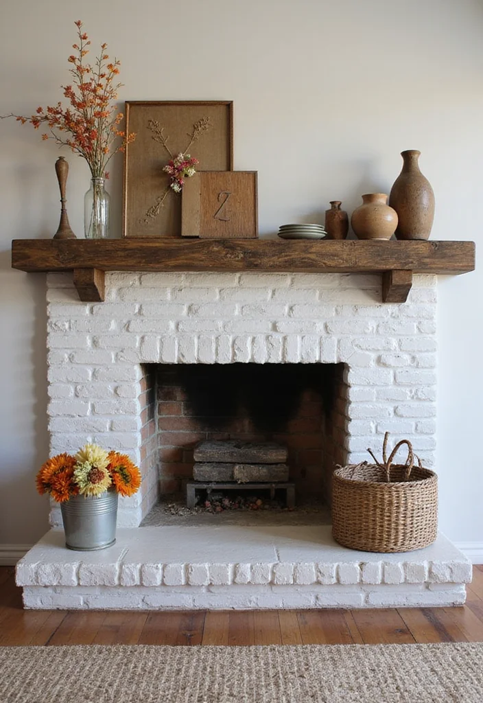 12 Fireplace Molding Ideas for Classic Architectural Detail - 10. Rustic Beam Mantels