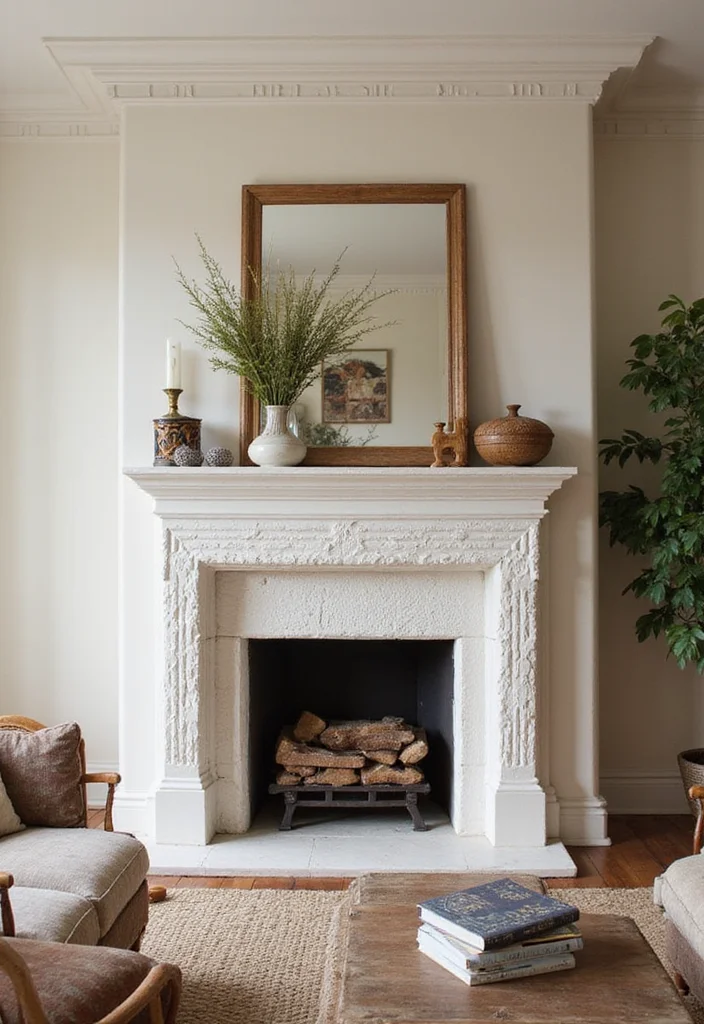 12 Fireplace Molding Ideas for Classic Architectural Detail - 12. Layered Architectural Elements