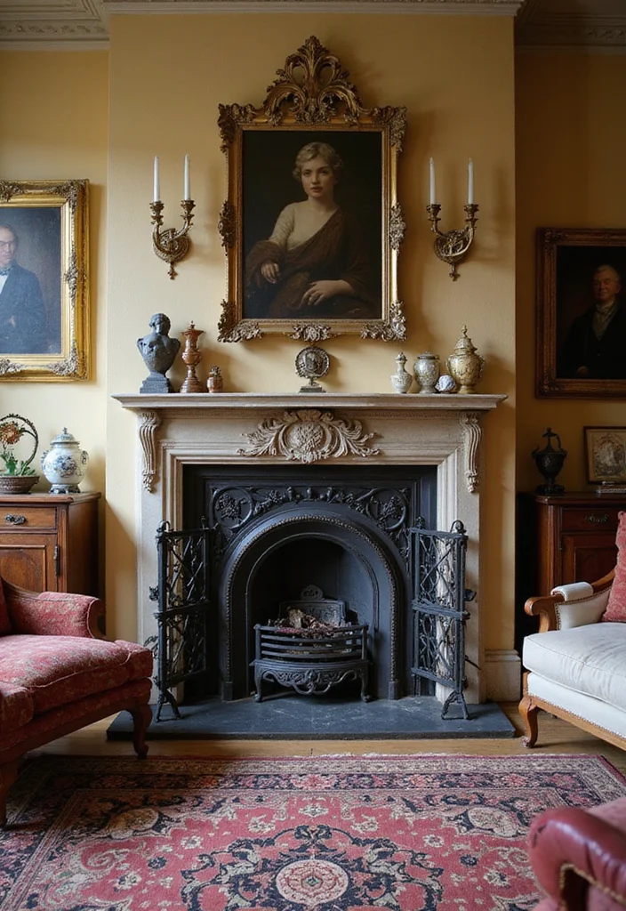 12 Fireplace Screen Ideas for Safe Stylish Protection - 6. Vintage Iron Screens