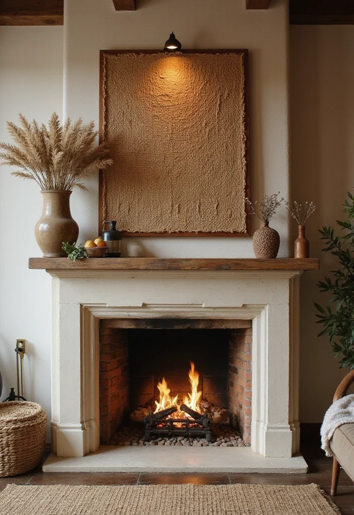 12 Fireplace Screen Ideas for Safe Stylish Protection - 7. Natural Fiber Screens