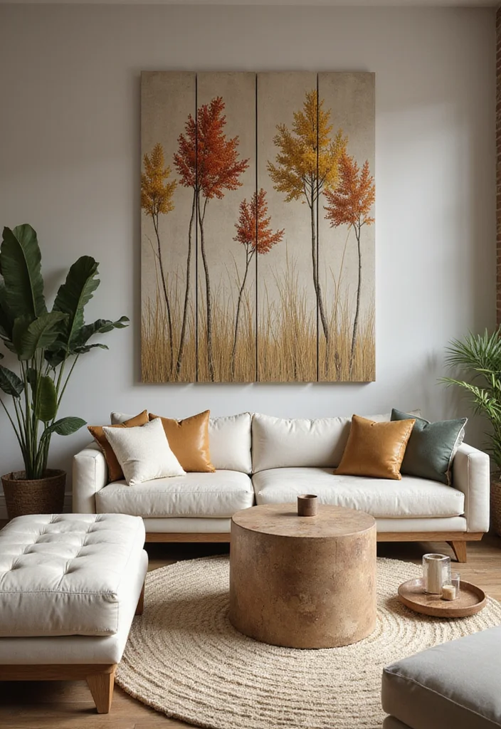 12 Fireplace Screen Ideas for Safe Stylish Protection - 9. Panel Screens with Nature Motifs