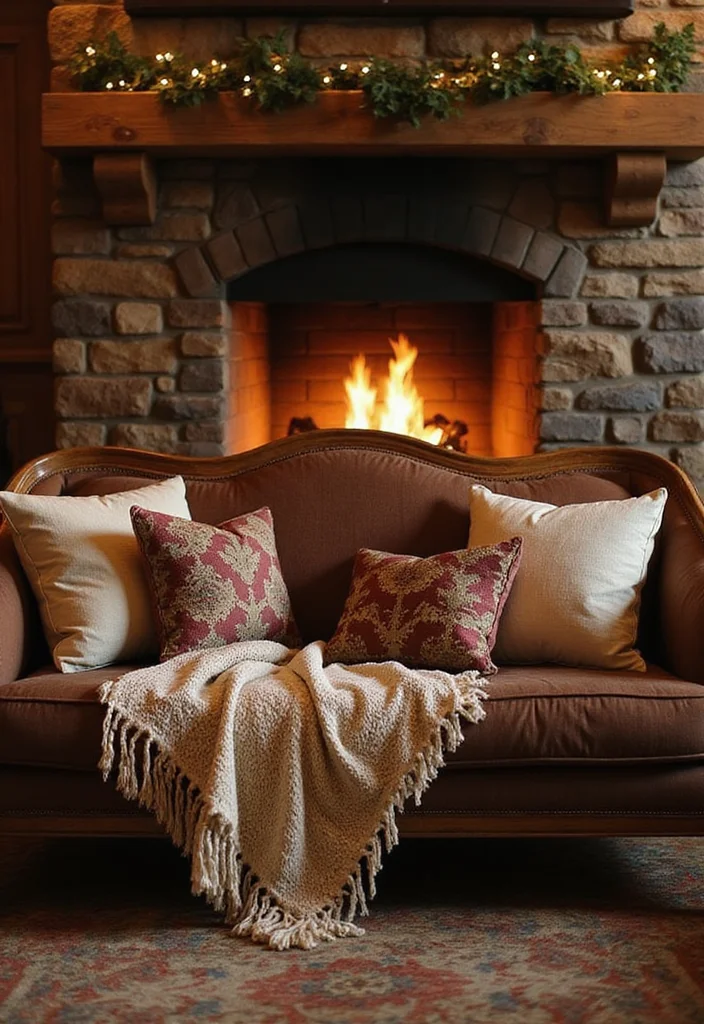 12 Fireplace Seating Ideas for Cozy Warm Gatherings - 7. Cozy Love Seats