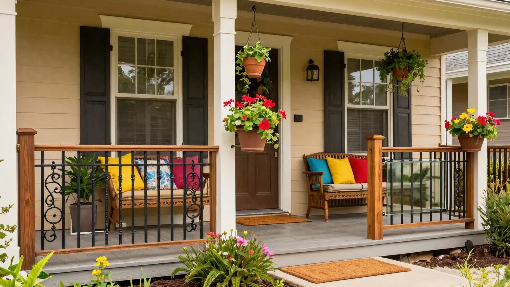 12 Front Porch Railing Ideas to Boost Curb Appeal on Any Budget