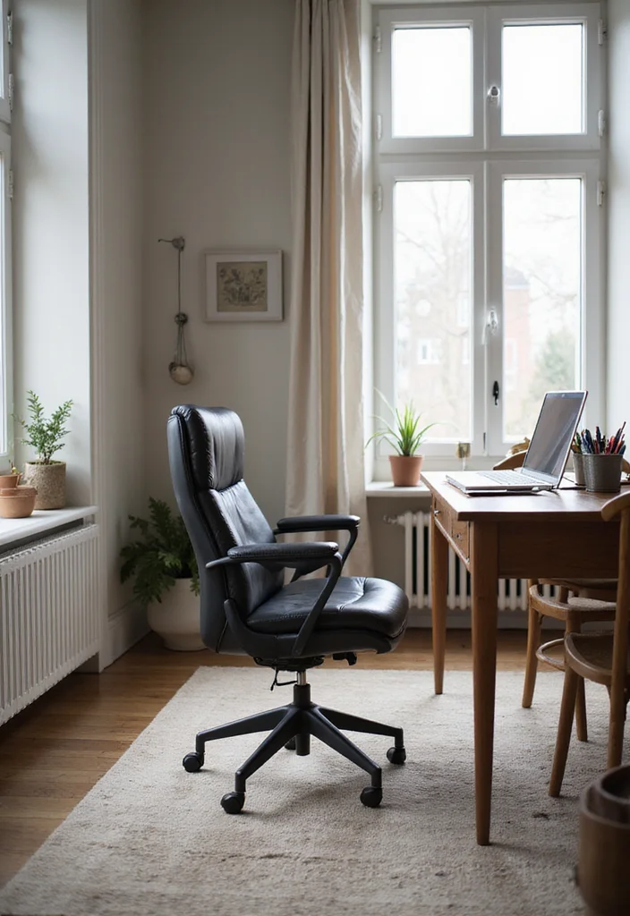 12 IKEA Office Storage Ideas for Budget Friendly Organization - 11. SANDVIKEN Chair for Comfort and Style
