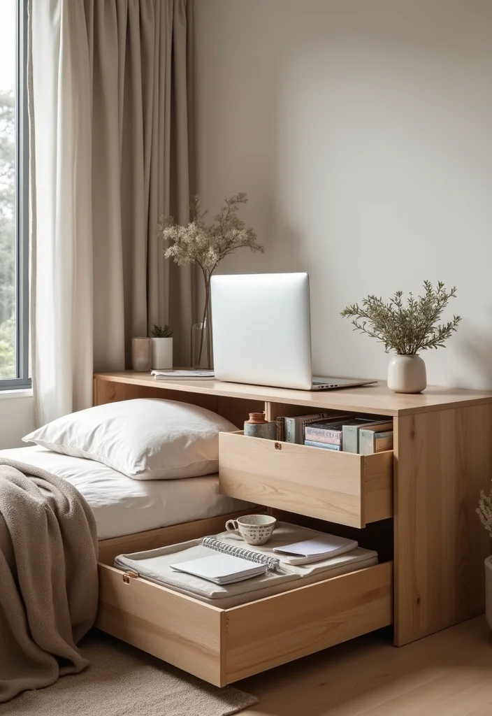 12 IKEA Office Storage Ideas for Budget Friendly Organization - 12. KURA Bed Storage for Multi-Functional Use