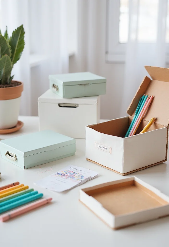 12 IKEA Office Storage Ideas for Budget Friendly Organization - 2. FJÄDERMOLN Storage Boxes for Hidden Clutter