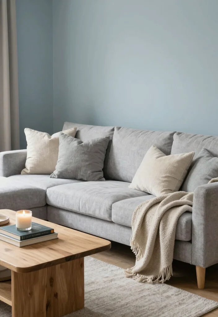 12 Light Blue Gray Paint Colors for a Soft Airy Home Look - 9. Coastal Fog 1