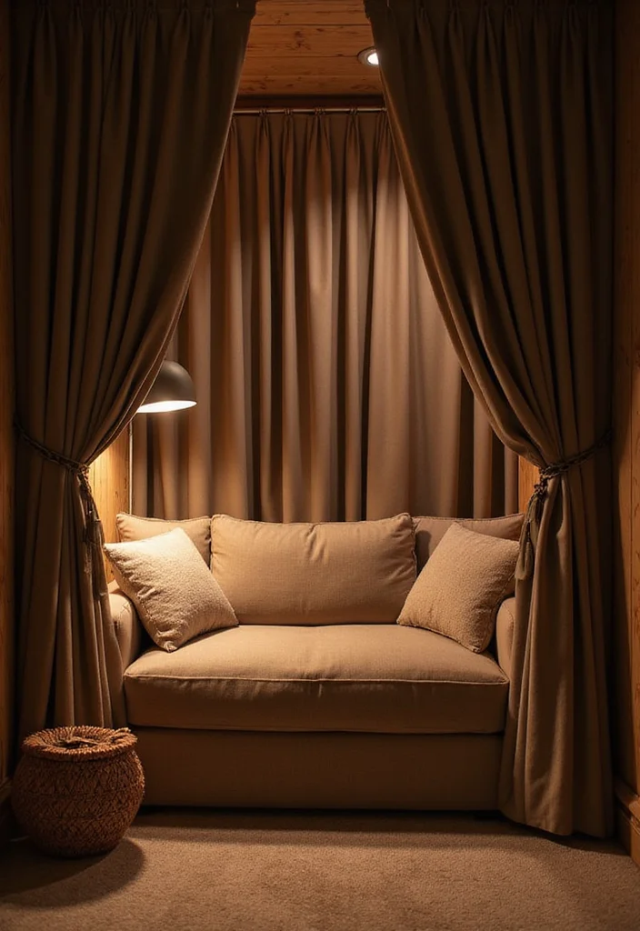 12 Moody Basement Ideas for Dark Cozy Atmosphere - 10. Soundproofing for Ultimate Comfort