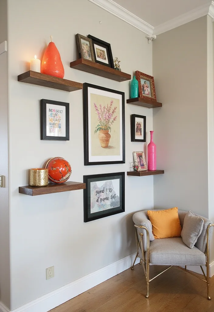 12 Moody Basement Ideas for Dark Cozy Atmosphere - 4. Personalize with Artwork