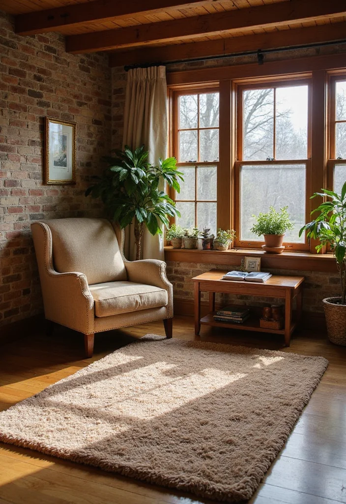 12 Moody Basement Ideas for Dark Cozy Atmosphere - 7. Cozy Rugs for Warmth