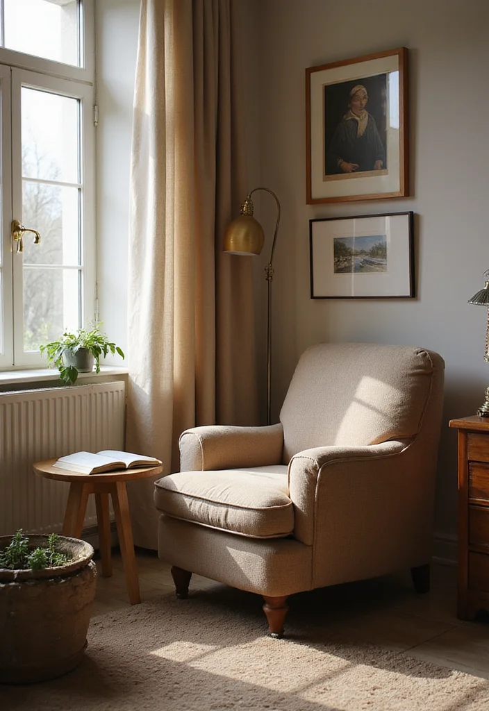12 Office Reading Room Ideas for Quiet Inspiring Corners - 10. Incorporating a Lounge Chair