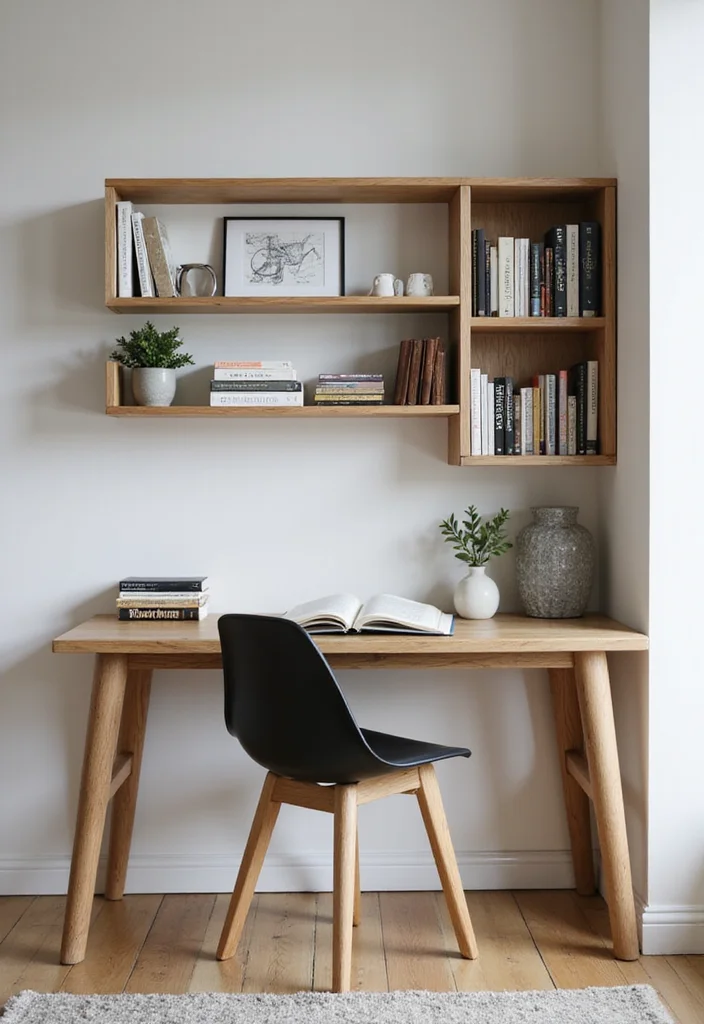 12 Office Reading Room Ideas for Quiet Inspiring Corners - 7. Multi-Purpose Reading Workstation