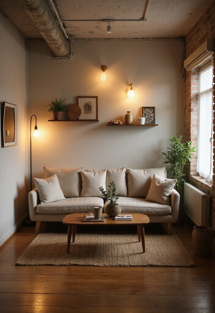 12 Rectangular Basement Layout Ideas for Functional Flow - 1. Cozy Living Nook