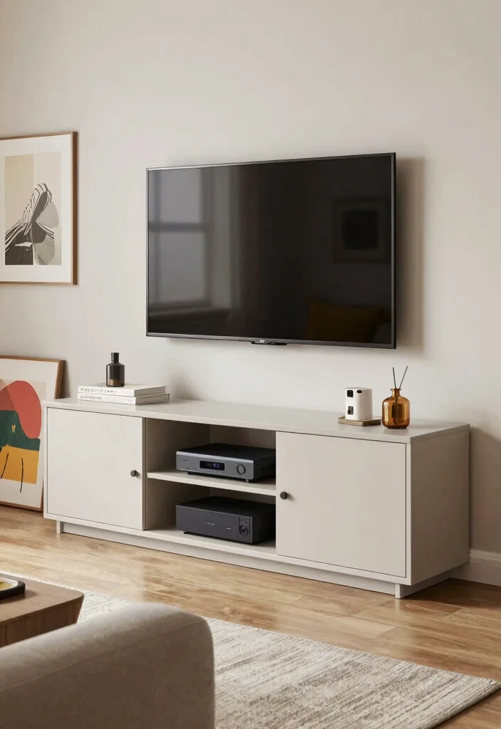 12 Small Modern TV Unit Design Ideas Perfect for Compact Spaces - 11. Compact Entertainment Centers 1