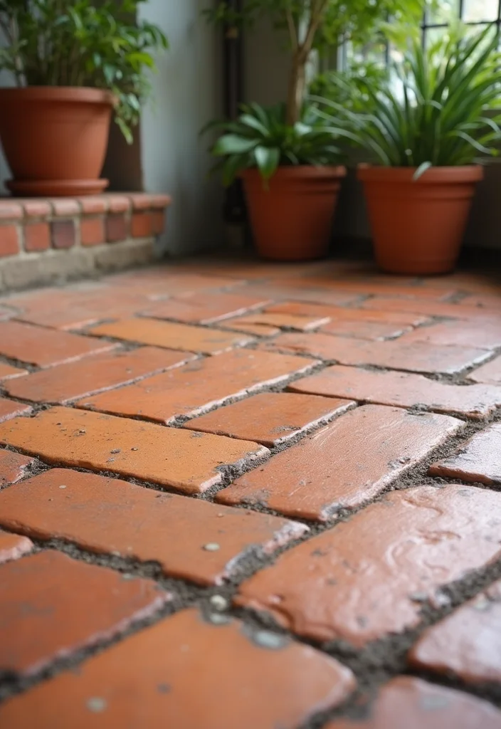 12 Tuscan Front Porch Ideas for Warm Mediterranean Style - 1. Rustic Terracotta Tiles