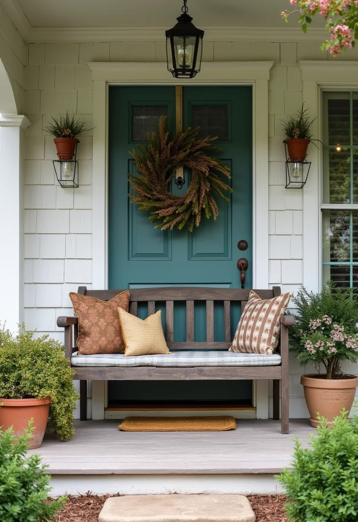 12 Tuscan Front Porch Ideas for Warm Mediterranean Style - 12. Vintage Accents