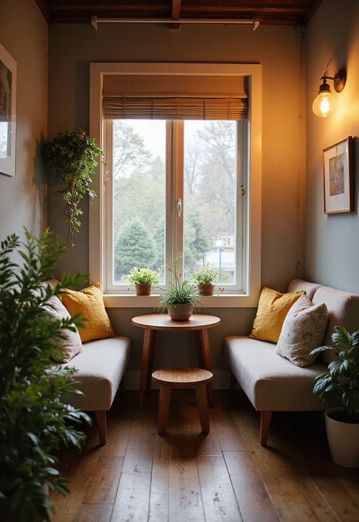 12 Two Person Home Office Ideas for Comfortable Shared Workspaces - 2. Cozy Corner Nook