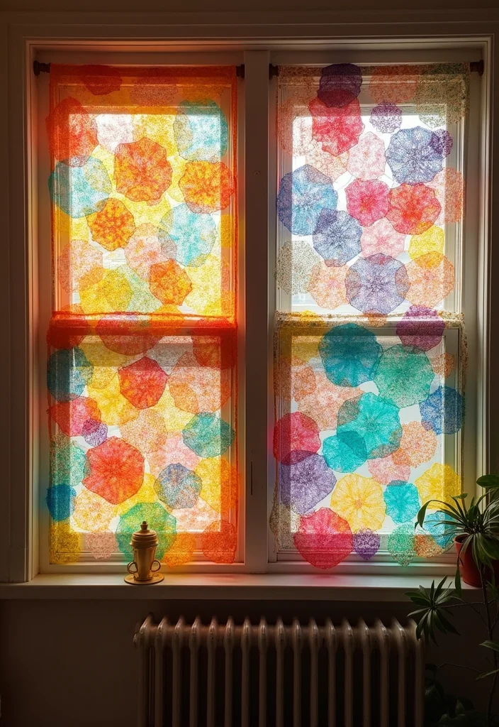 12 Two Window Curtain Ideas for Balanced Natural Light - 3. Recycled Fabric Curtains