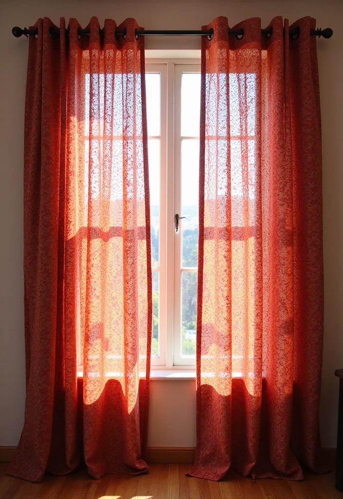 12 Two Window Curtain Ideas for Balanced Natural Light - 8. Blended Fabric Curtains
