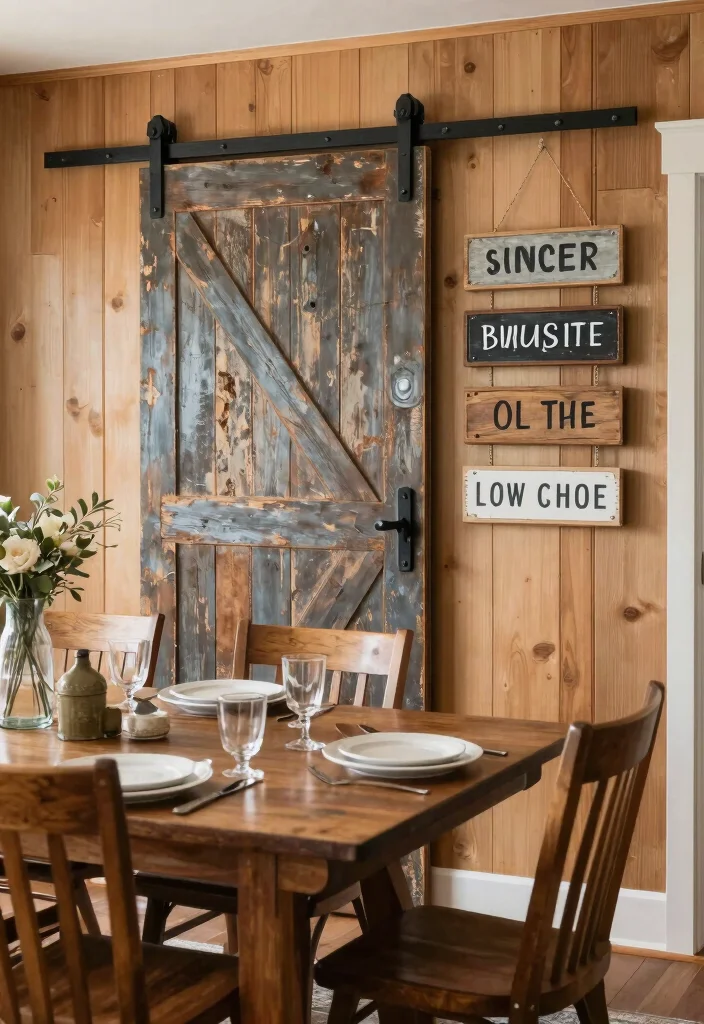12 Vintage Dining Room Wall Decor Ideas That Add Instant Character - 8. Farmhouse Decor Ideas 1