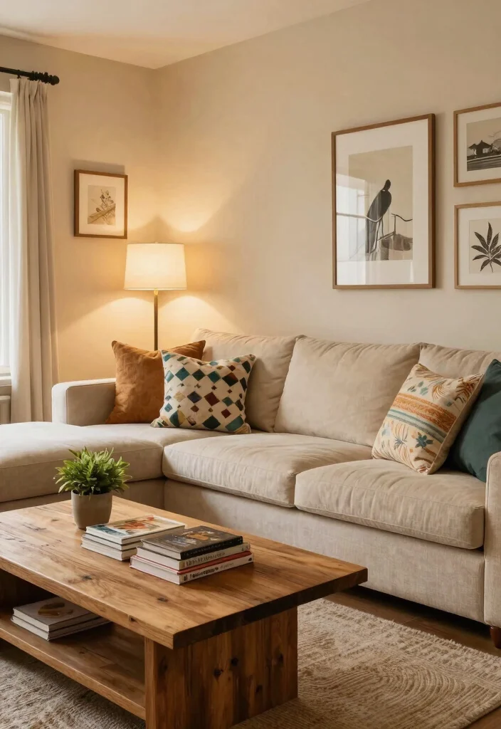 12 Warm Living Room Paint Colors That Make Spaces Feel Inviting - 7. Warm Beige 1