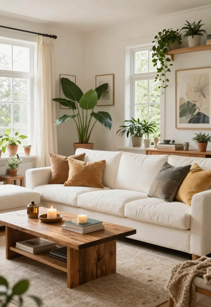 14 Cozy Living Room Paint Colors for a Comfortable Relaxed Space - 5. Creamy White 1