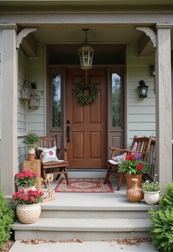 14 Fall Porch Decorating Ideas for Front Doors that Embrace Seasonal Warmth - 14. Personal Touches