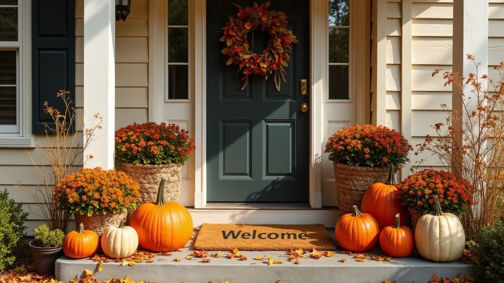 14 Fall Porch Decorating Ideas for Front Doors that Embrace Seasonal Warmth