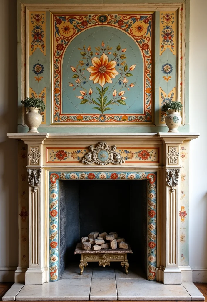 14 French Country Fireplace Ideas for Rustic Elegant Charm 6. Charming Tile Surrounds