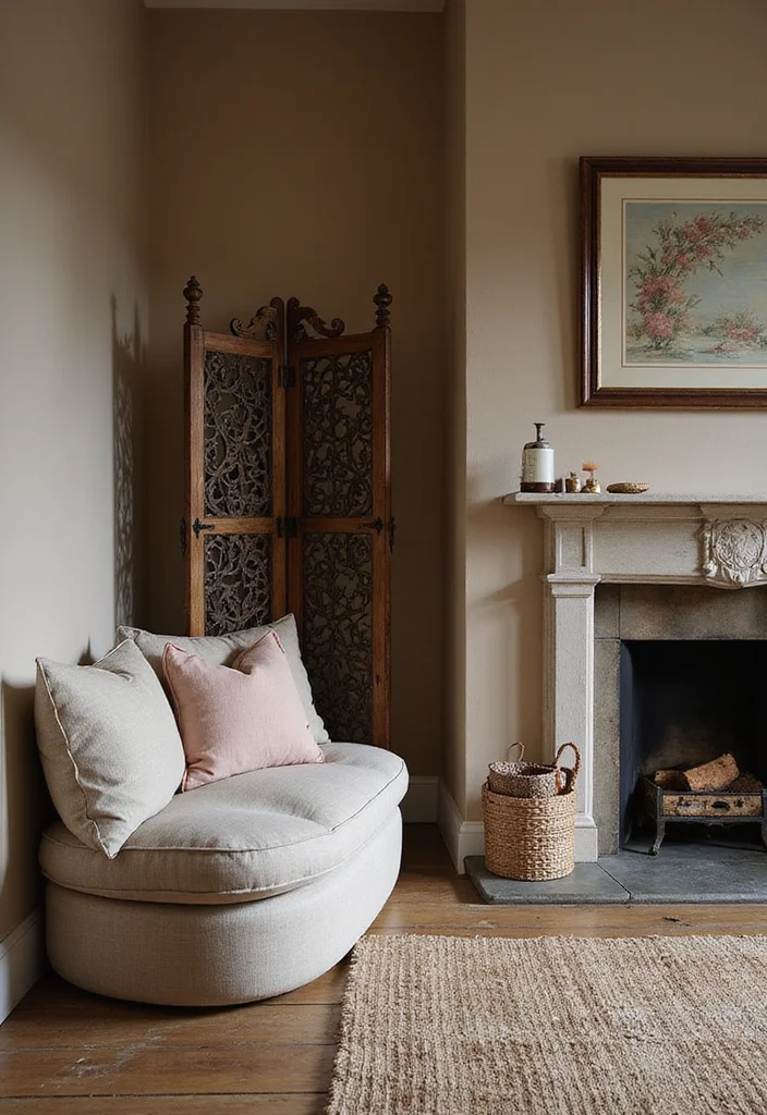 14 French Country Fireplace Ideas for Rustic Elegant Charm 8. Cozy Nooks and Seating