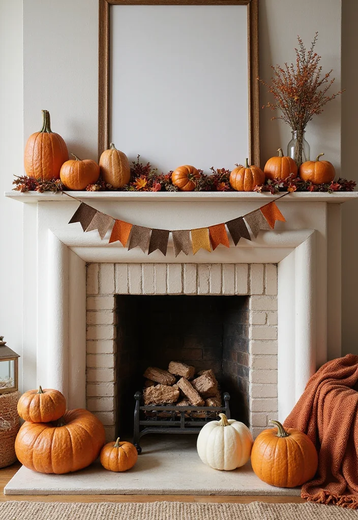 14 French Country Fireplace Ideas for Rustic Elegant Charm 9. Seasonal Decor Swaps